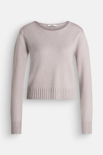 0039 ITALY Strickpullover 'Romy' hellgrau