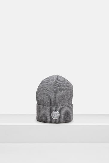 KARL LAGERFELD Mütze 'Kameo' grau