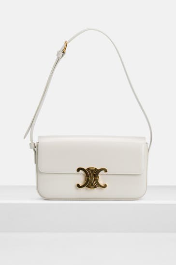CELINE Schultertasche offwhite