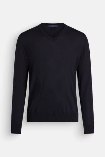 DANIELE FIESOLI Wollpullover nachtblau