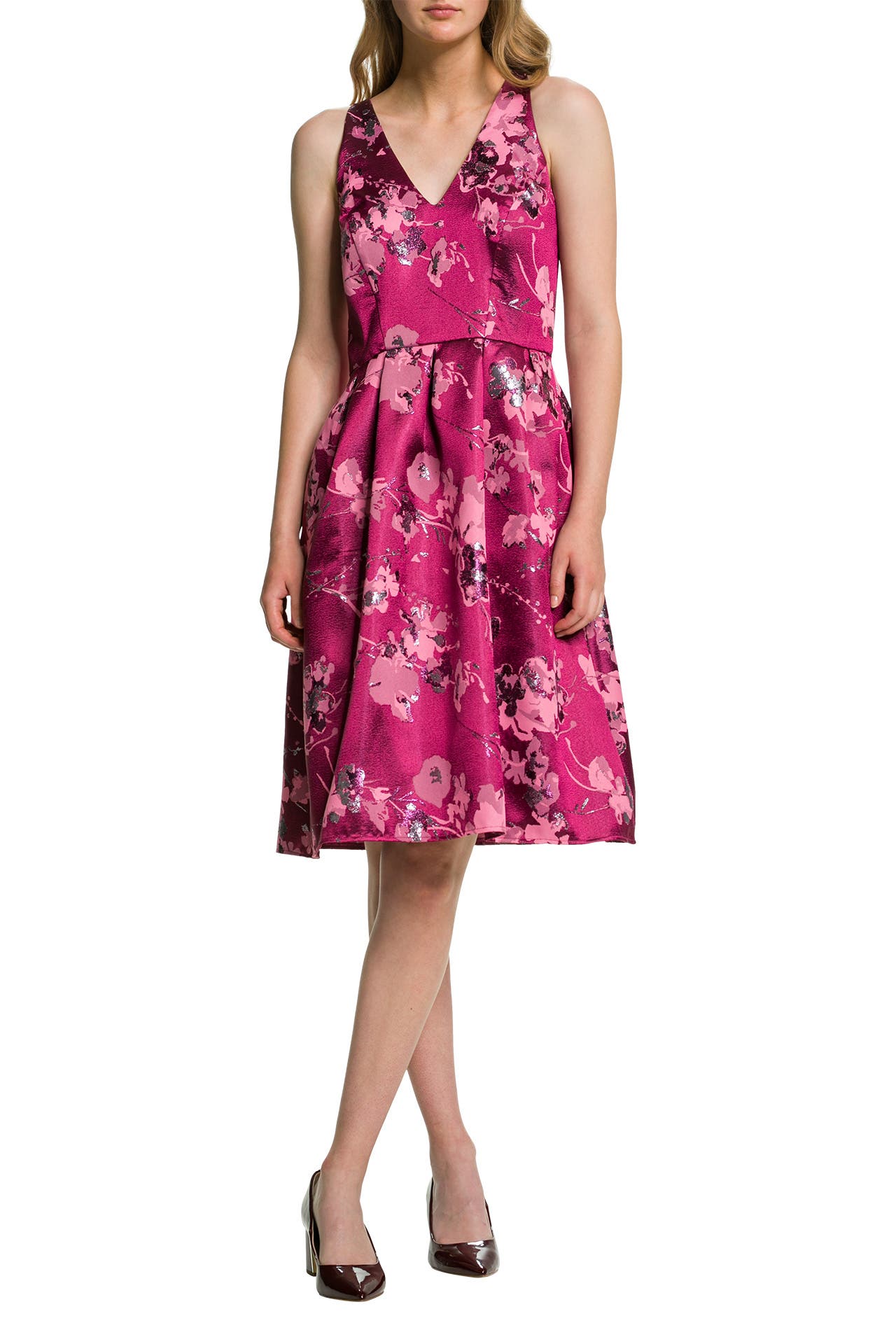 VERA MONT Kleid beere gemustert, Bild 1