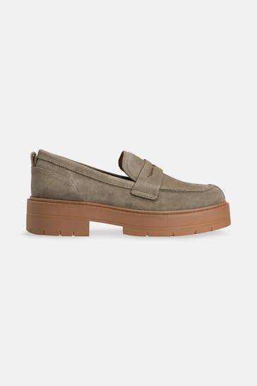 GEOX Loafer 'Spherica' graugrün
