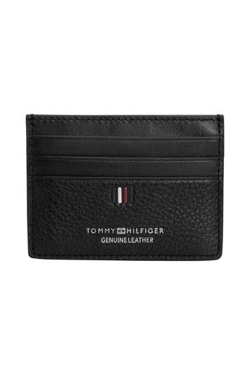 TOMMY HILFIGER Kartenetui 'Central' schwarz