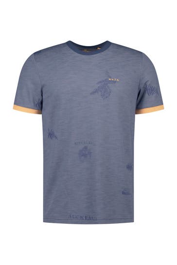 NEW ZEALAND AUCKLAND T-Shirt gemustert