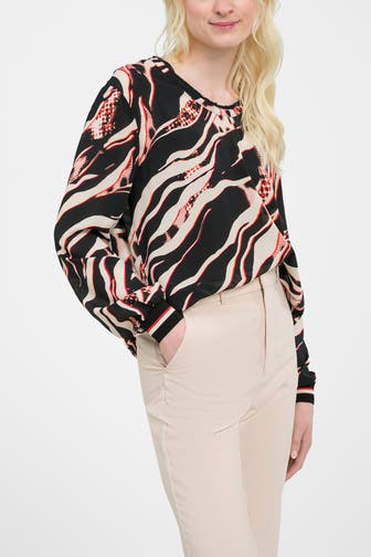 MARC CAIN Blusenshirt gemustert