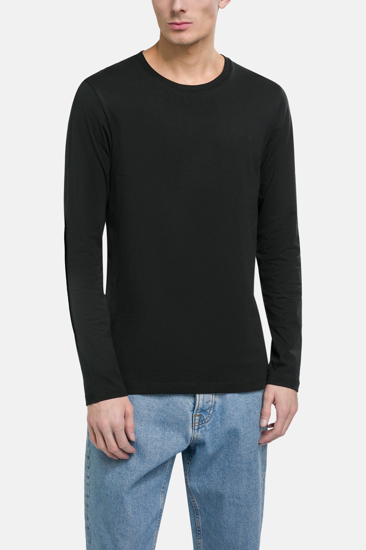 BOSS Longsleeve 'Tenison' schwarz, Bild 1