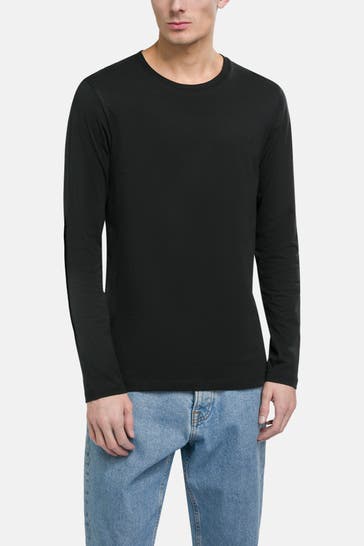 BOSS Longsleeve 'Tenison' schwarz