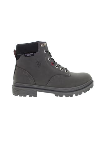 U.S. POLO ASSN. Schnürstiefel 'Berlin' grau