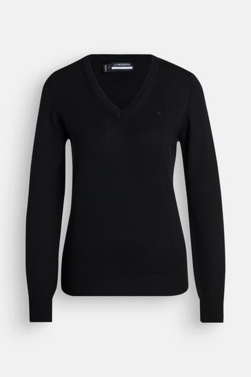 J.LINDEBERG SPORTSWEAR Strickpullover schwarz