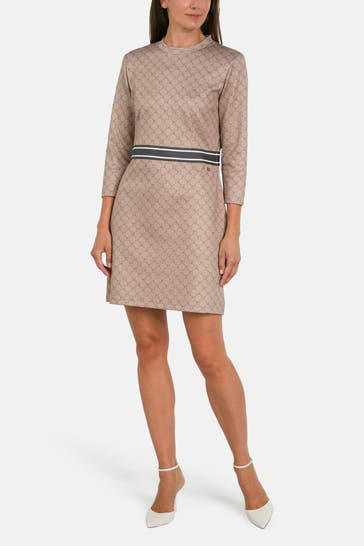 JOOP! Kleid beige gemustert