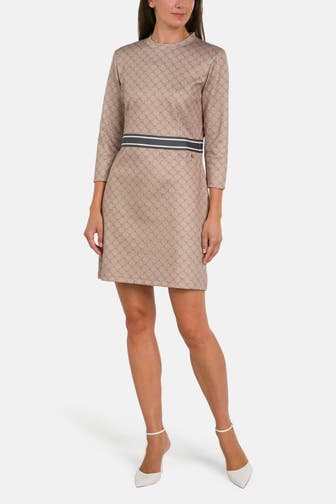 JOOP! Kleid beige gemustert