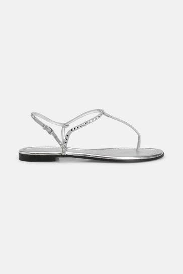 KENNEL & SCHMENGER Slides 'Elle' silber