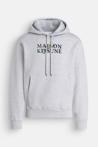 MAISON KITSUNÉ Hoodie hellgrau