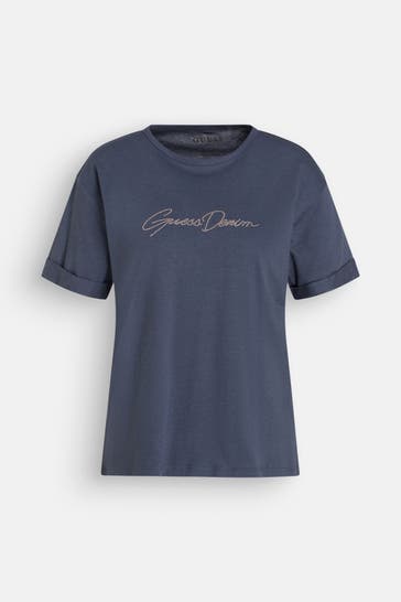 GUESS T-Shirt graublau