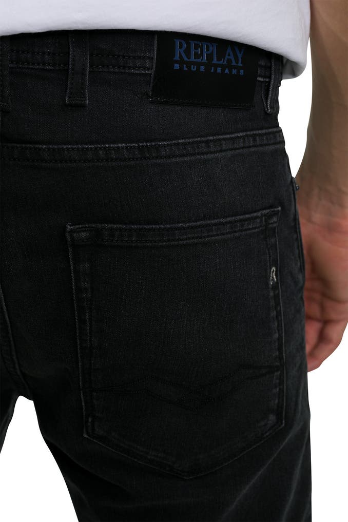 REPLAY Rbj.901 Short Aged - Pantalones Cortos De Jean Hombre