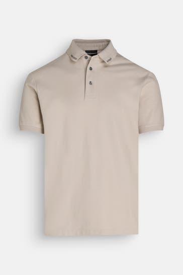 EMPORIO ARMANI Polo-Shirt steingrau