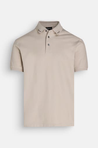 EMPORIO ARMANI Polo-Shirt steingrau