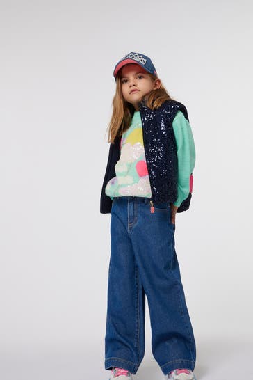 BILLIEBLUSH Jeans dunkelblau wide