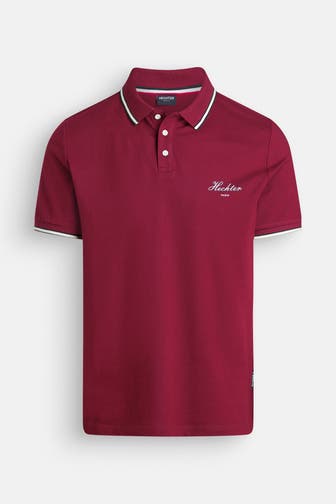 HECHTER Paris Polo-Shirt weinrot