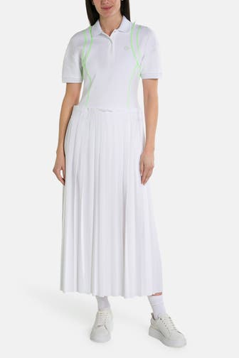LACOSTE Polokleid weiß
