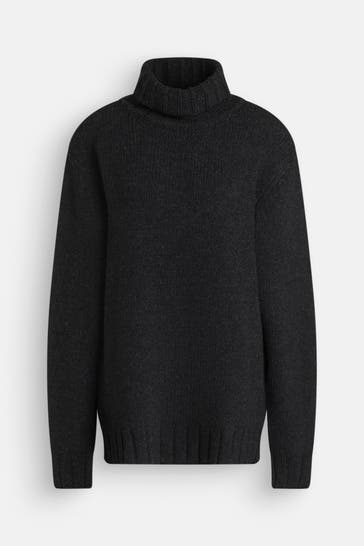 BLACK PALMS Wollpullover 'Kiki' schwarz