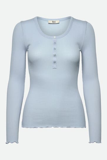RM BY ROSEMUNDE Longsleeve 'Balta' hellblau