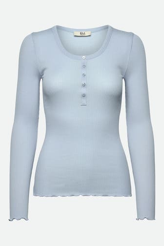 RM BY ROSEMUNDE Longsleeve 'Balta' hellblau