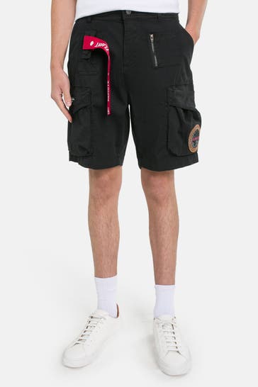 AERONAUTICA MILITARE Cargo-Shorts schwarz