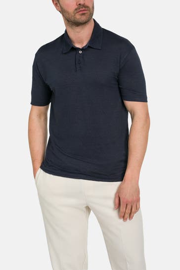 DANIELE FIESOLI Polo-Shirt nachtblau
