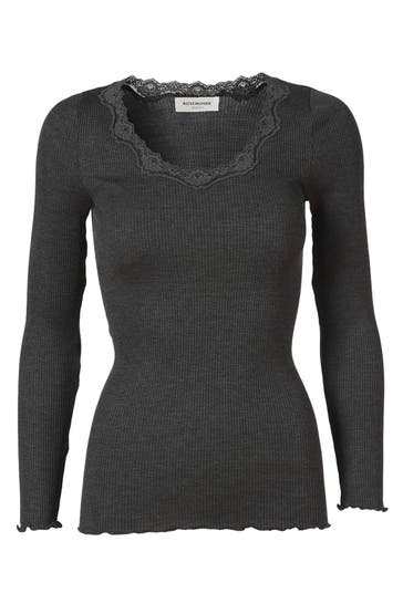 ROSEMUNDE Longsleeve dunkelgrau