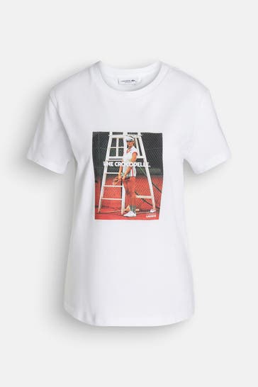 LACOSTE T-Shirt weiß