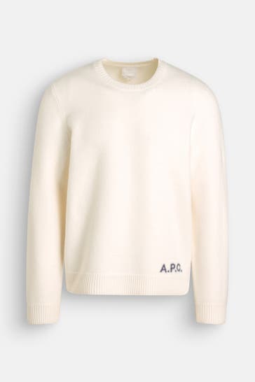 A.P.C. Cream-coloured woollen jumper