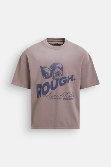 ROUGH. T-Shirt grau