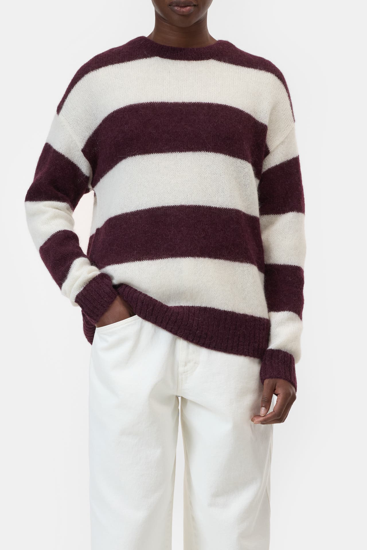 CLOSED Wollmix-Pullover gestreift, Bild 1