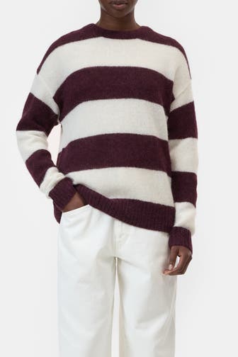 CLOSED Wollmix-Pullover gestreift