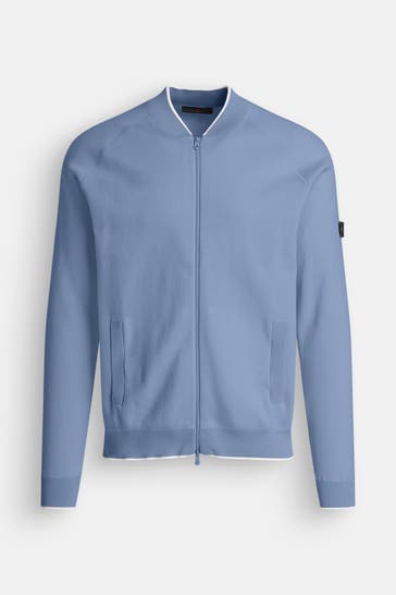 PEUTEREY Strickjacke 'Mosk' taubenblau