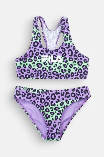 FILA Bikini-Set lila gemustert