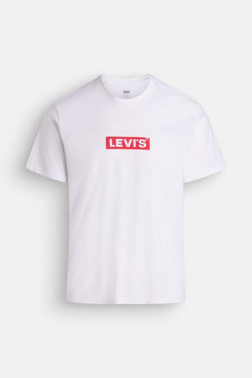 LEVI'S® T-Shirt 'Boxtab' weiß