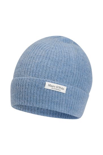 MARC O'POLO Strick-Beanie taubenblau