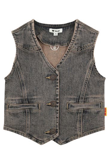 STEIFF Jeans-Weste 'Sesame' taupe
