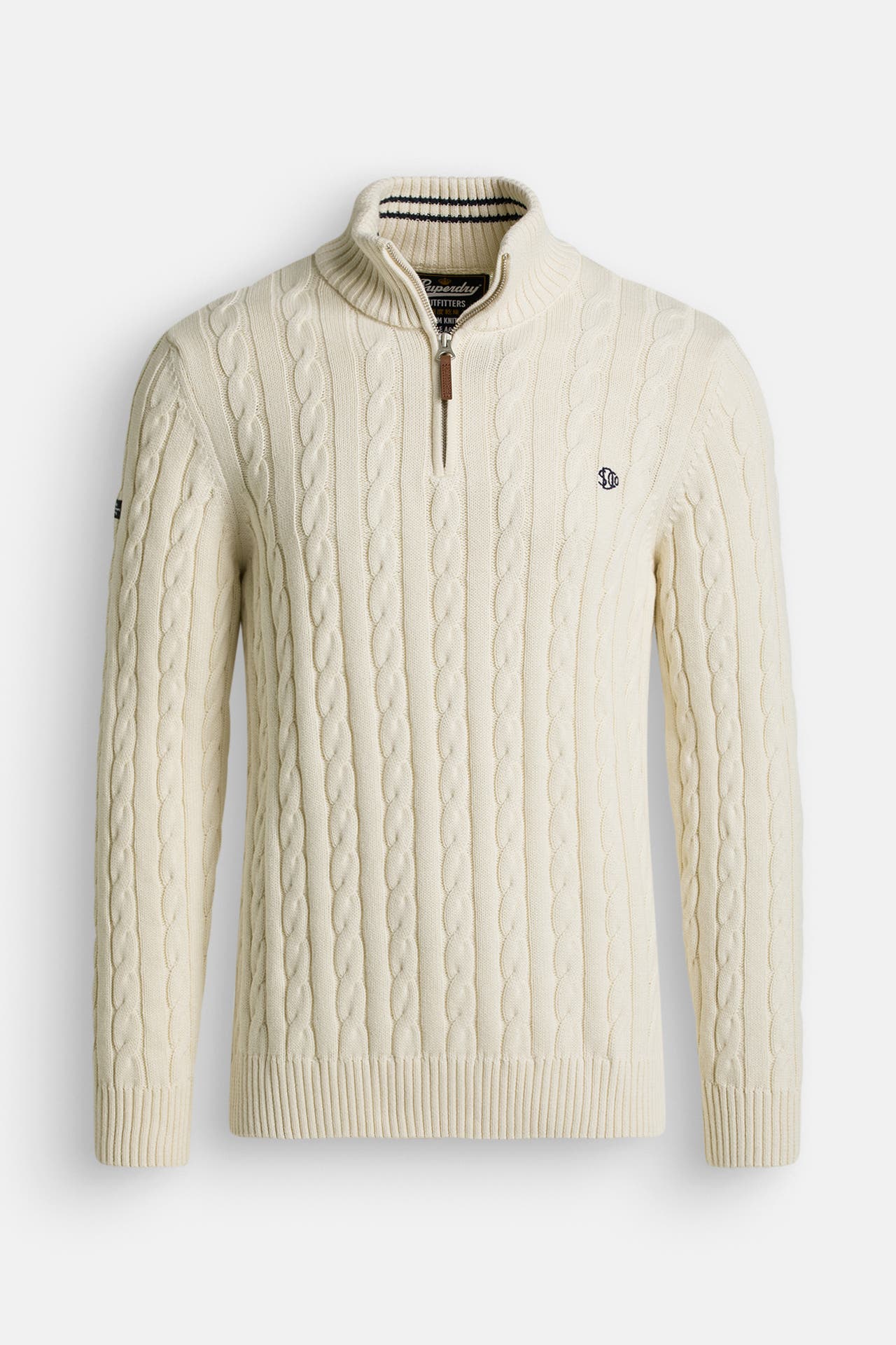 SUPERDRY Strick-Troyer beige, Bild 1