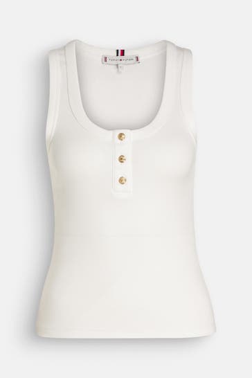 TOMMY HILFIGER Top weiß