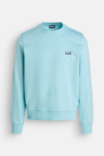 DIESEL Sweatshirt 'Ginn' hellblau