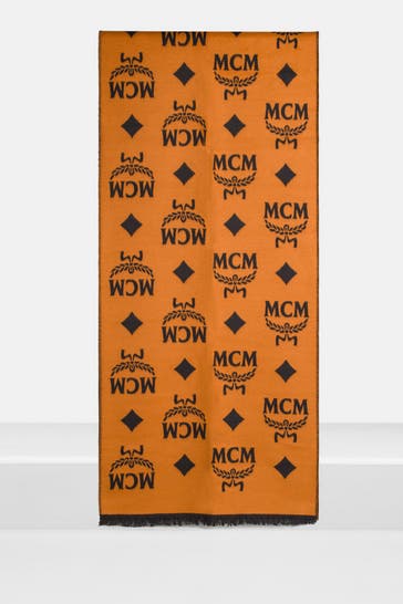 MCM Seidenschal gemustert