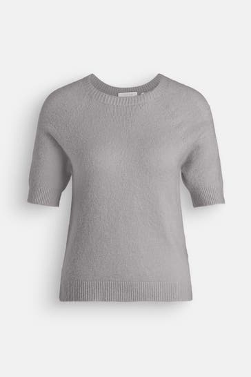 RICH & ROYAL Strickshirt hellgrau