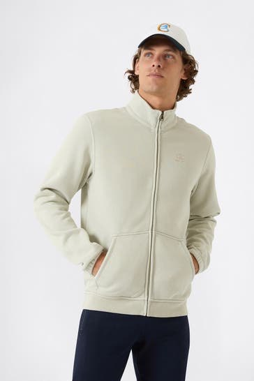 CHAMPION Sweatjacke hellgrün