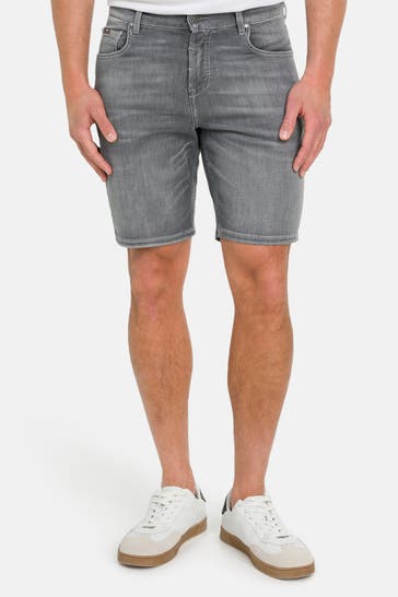 HECHTER Paris Jeansshorts 'Senlis' grau