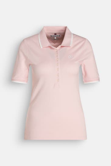 TOMMY HILFIGER Polo-Shirt hellrosa