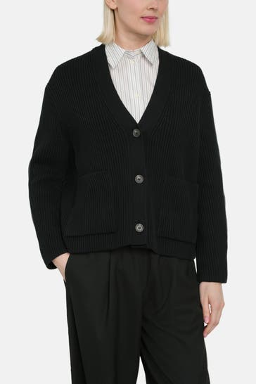 MARC O'POLO DENIM Strickjacke schwarz