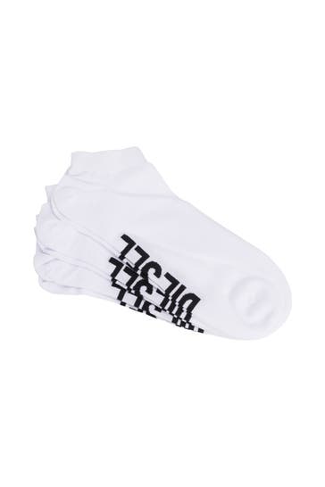 DIESEL 3er-Pack Sneaker-Socken weiß